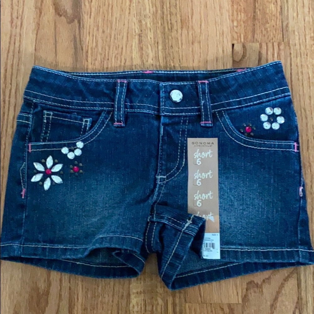 Girl jean shoes- size 6